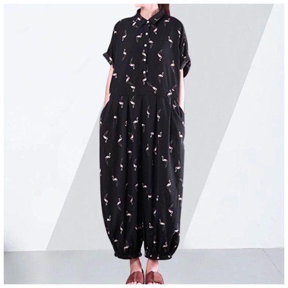baggy jumpsuit